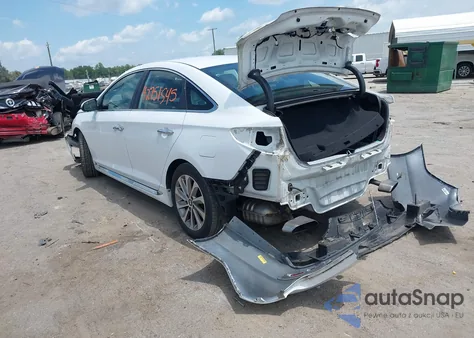 2017 Hyundai Sonata Sport z USA, uszkodzony, nr VIN 5NPE34AF1HH527910